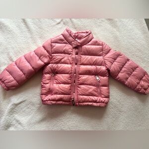 Moncler Pink Lightweight puffer Jacket kids 12-18 months